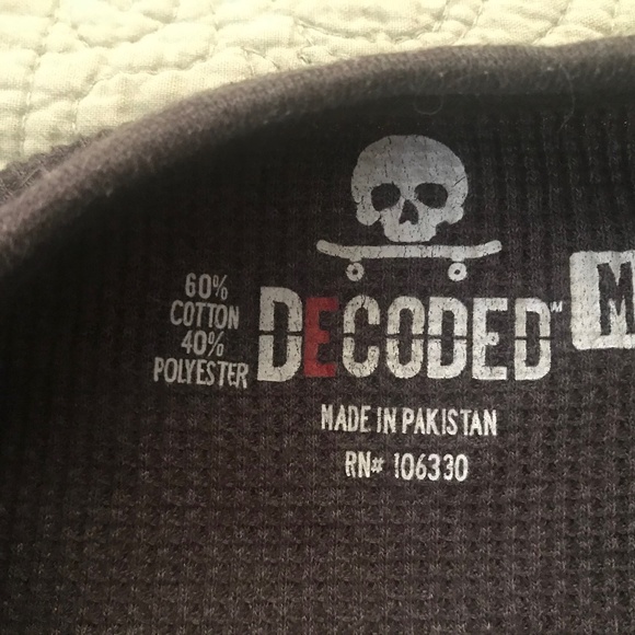 DECODED boys long sleeve top size medium - Picture 3 of 4